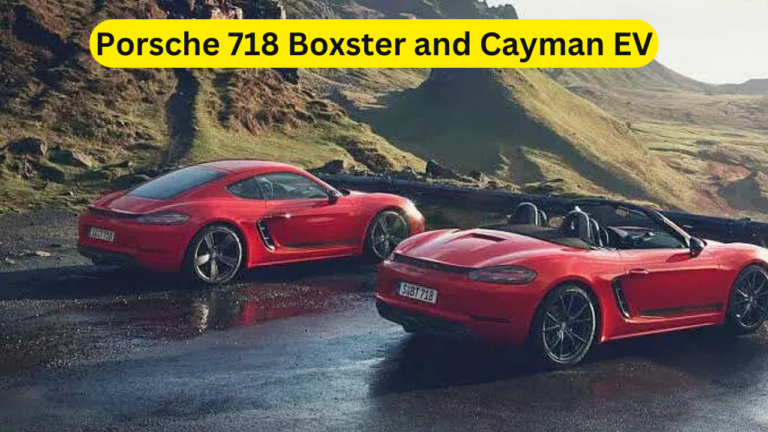 Porsche 718 Boxster and Cayman EV